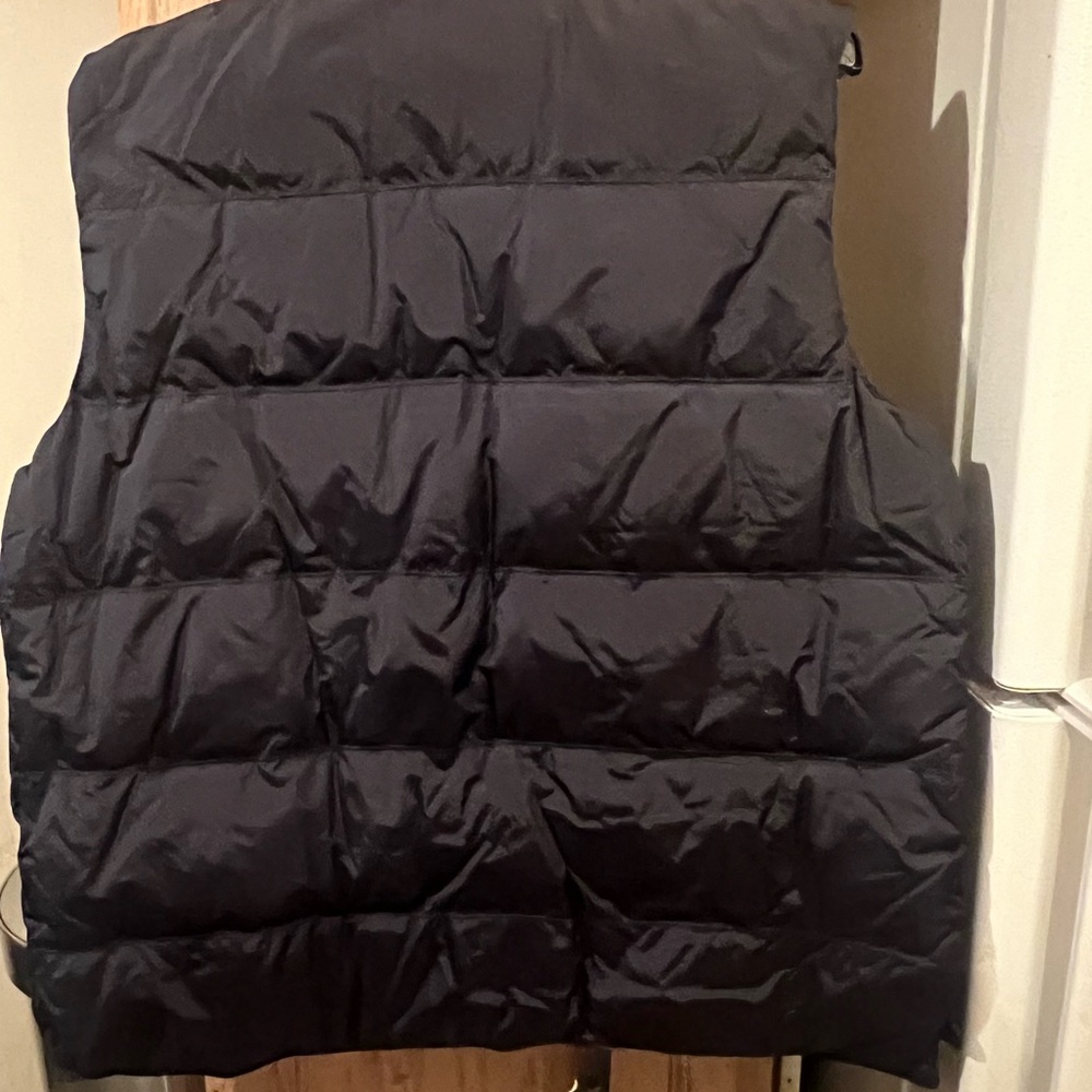 Mens Orvis brand large size blue and orange vest